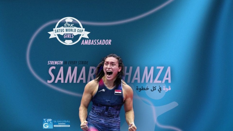 Wrestling Sensation Samar Hamza Joins as Ambassador for SATUC World Cup