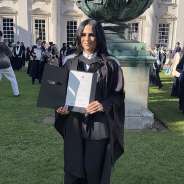 Sheikha Al-Thani graduated from the University of Cambridge with her master’s degree