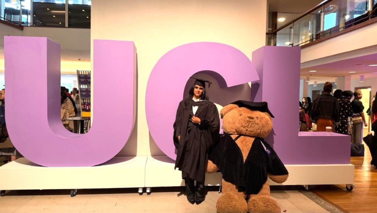 Sheikha Al-Thani earned a master’s degree from University College London UCL | شيخه ال ثاني